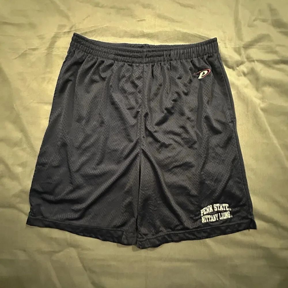 Vintage Penn State Nittany Lions Shorts Mesh Mens Large Pro Player 00s Y2K NCAA